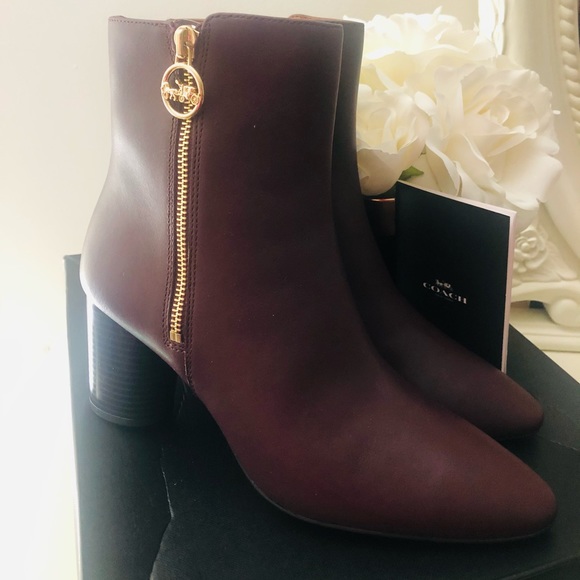 🎀Coach Iris🌸 Leather Booties - Picture 4 of 11